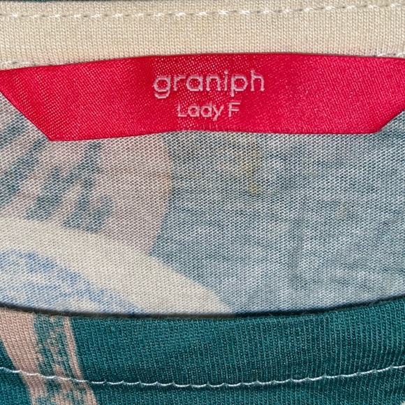 SOLD - Graniph Lady F Womens Floral T-Shirt (NEW WITH TAGS) Size: Med/Large - Picture 4 of 9